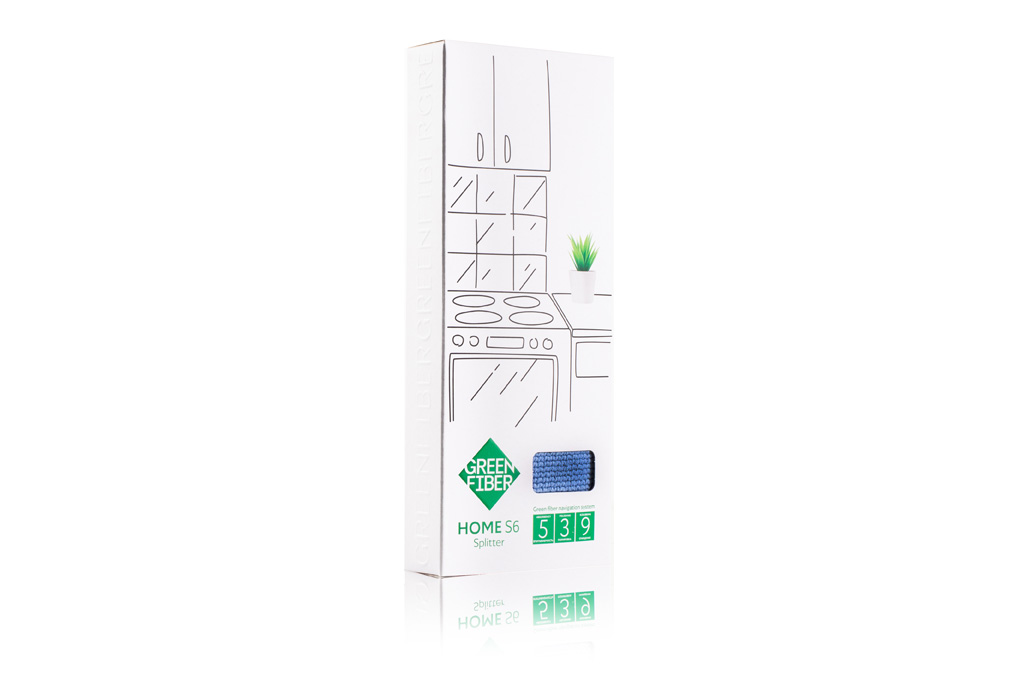 Green Fiber HOME S6, Спонж Сплиттер, голубой :: Green Fiber :: Продукты ...